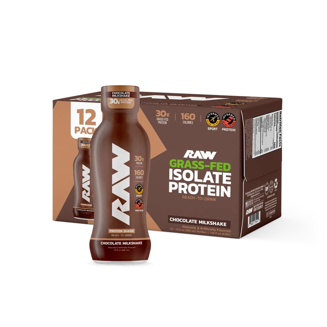 RAW Protein Shake Isolate RTD - 355ml Bottle