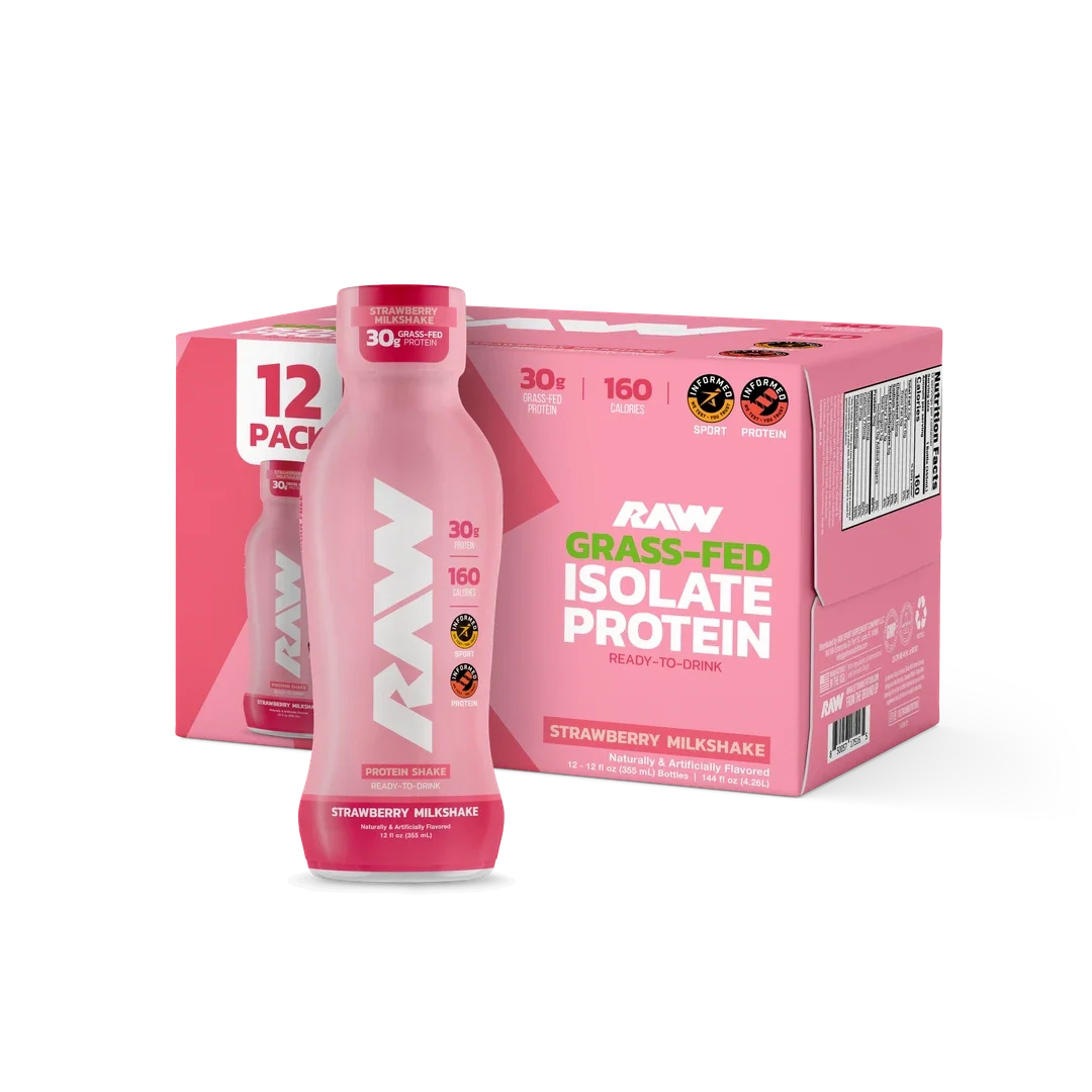RAW Protein Shake Isolate RTD - 355ml Bottle