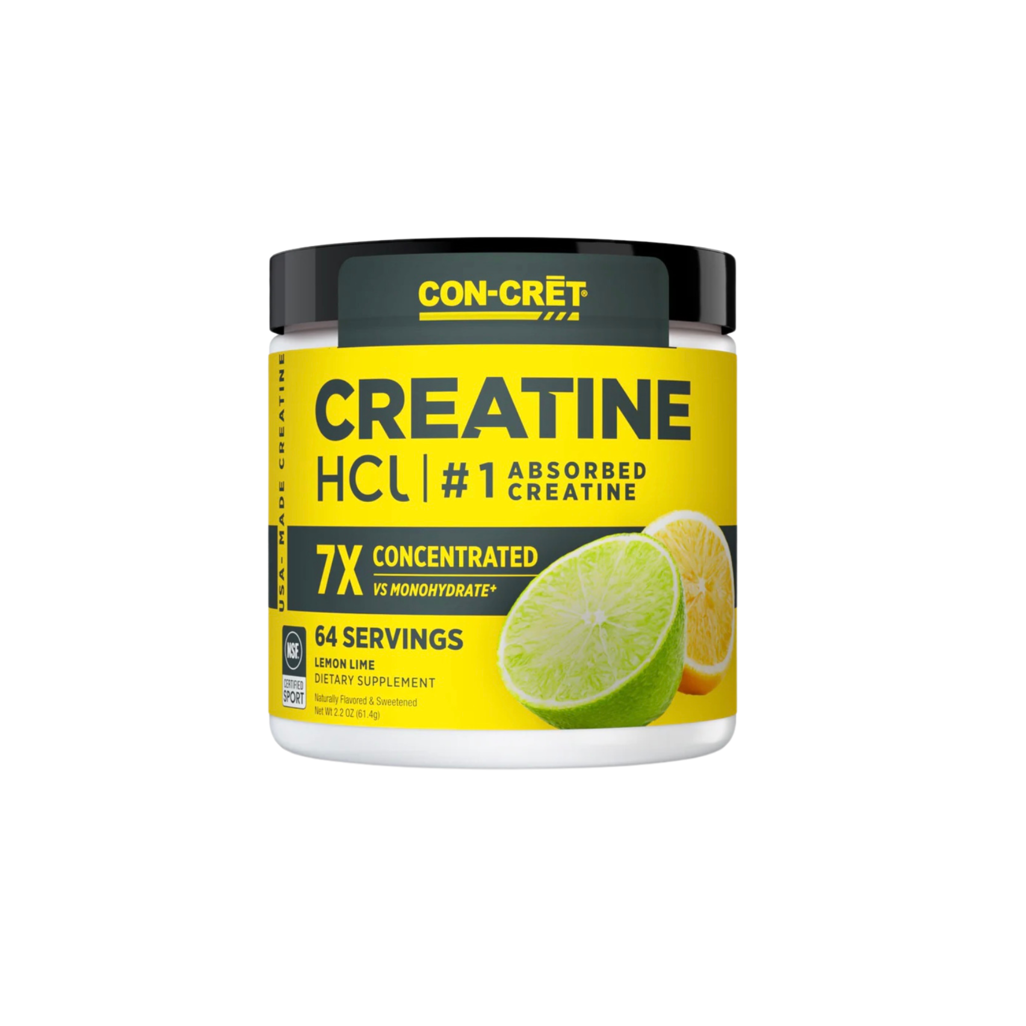 CON-CRĒT® Creatine HCl Powder - Lemon Lime