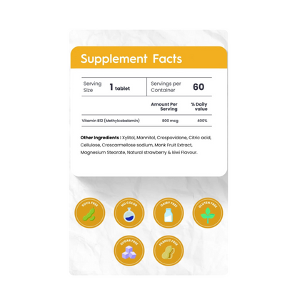 Nutrameltz Kids Vitamin B12 800mcg 15 Tabs