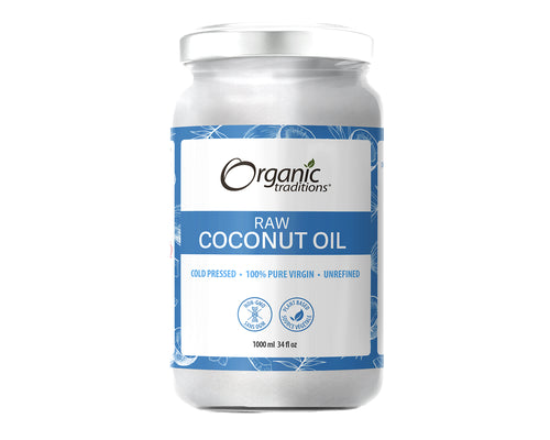 Organic Traditions Raw Coconut Oil 1000ml