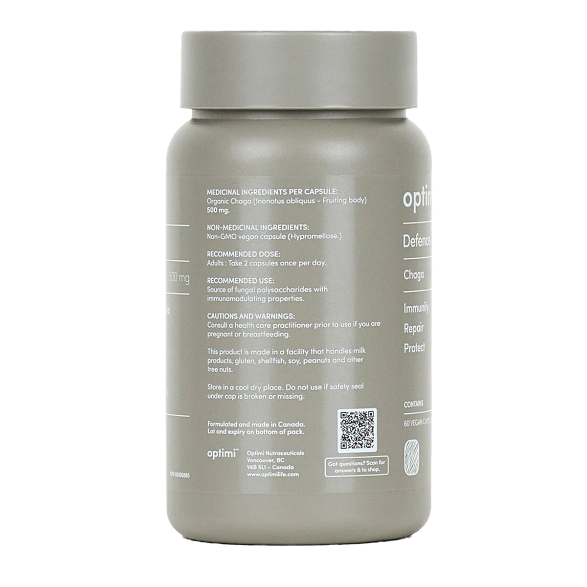 Optimi Defence Chaga (120 Capsules)