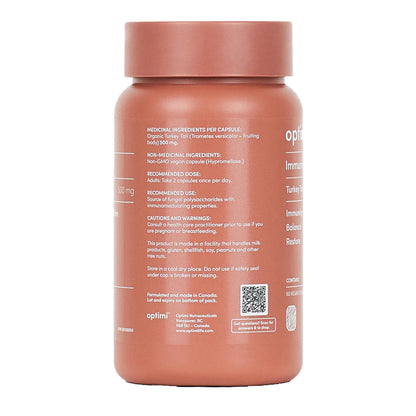 Optimi Immunity Turkey Tail (120 Capsules)