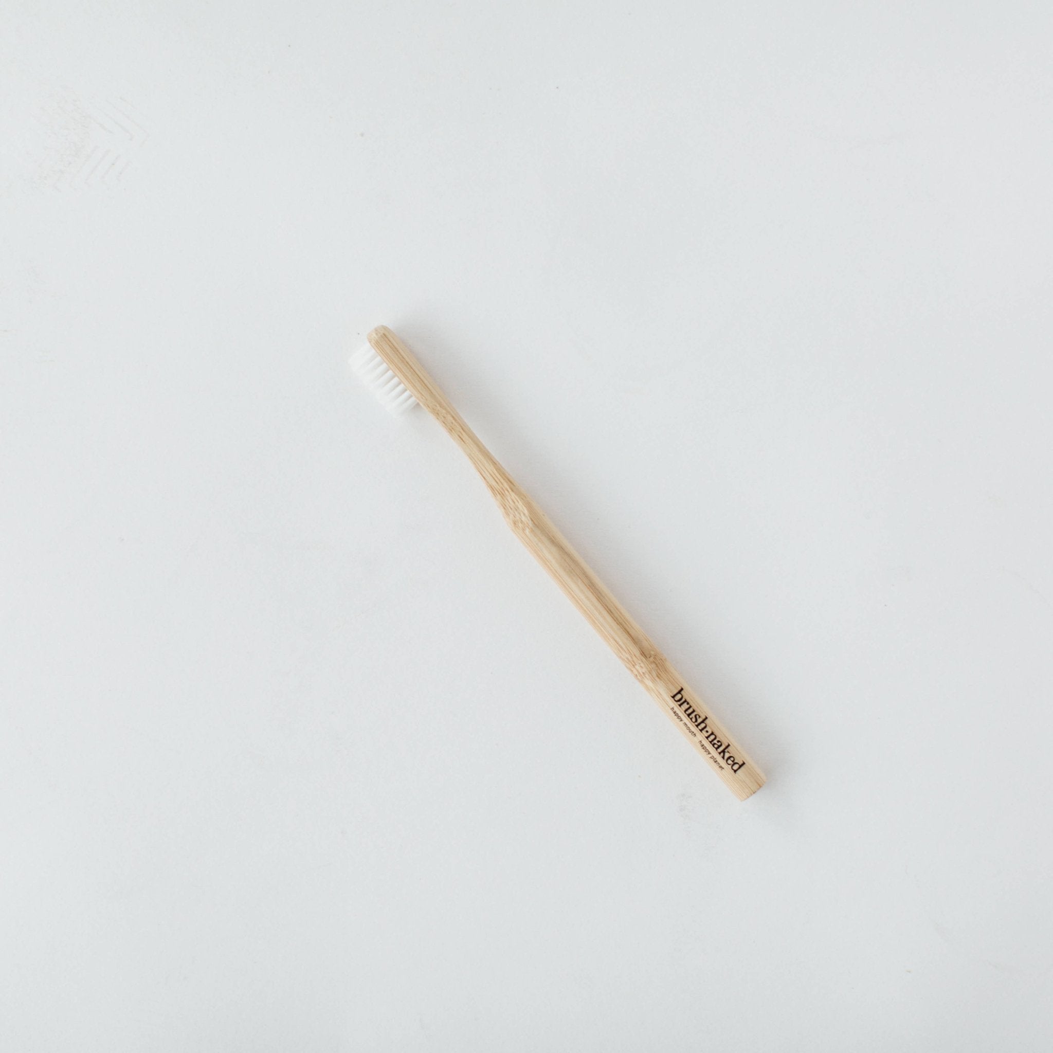 Adult Soft Nylon Toothbrush: White