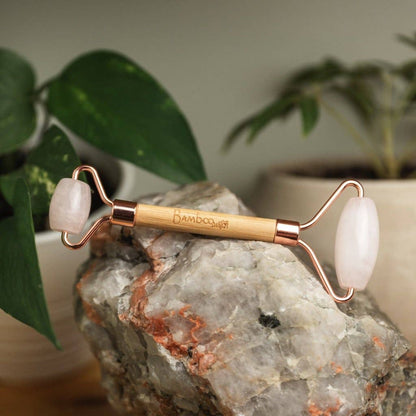 Bamboo Facial Massage Roller | Self Care Holiday Bestseller: Jade