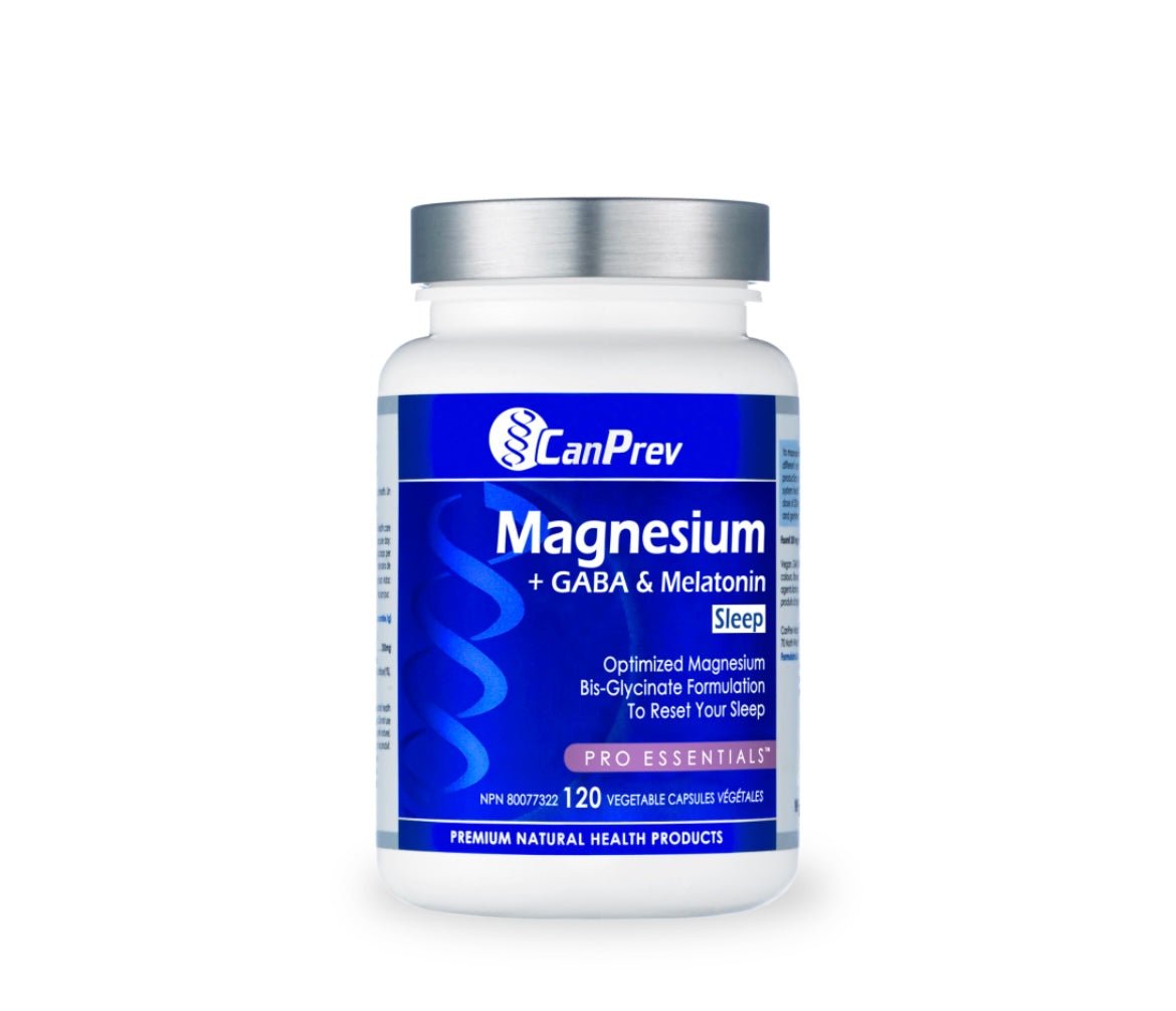 CanPrev Magnesium Sleep + GABA & Melatonin 125mg - Triple-Action Sleep Support