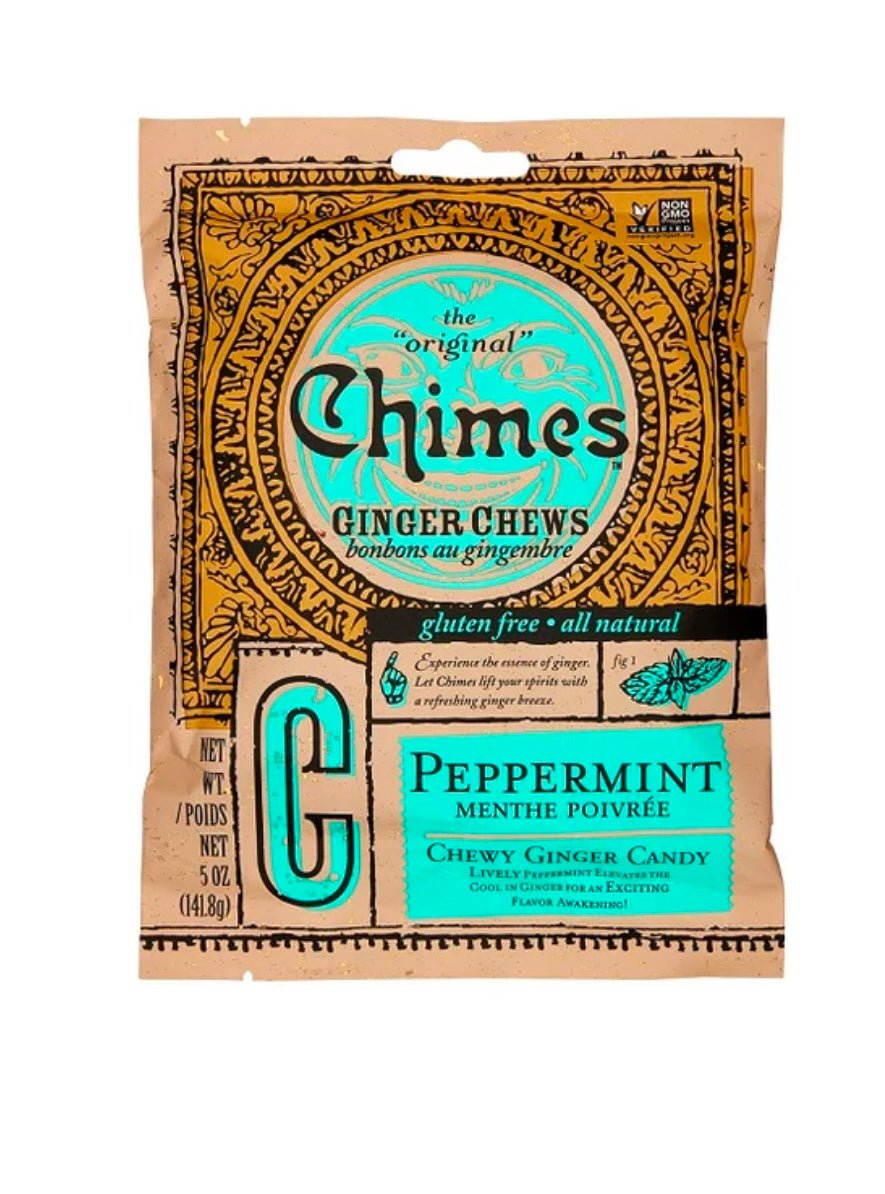 Chimes Ginger Chews Peppermint 142g