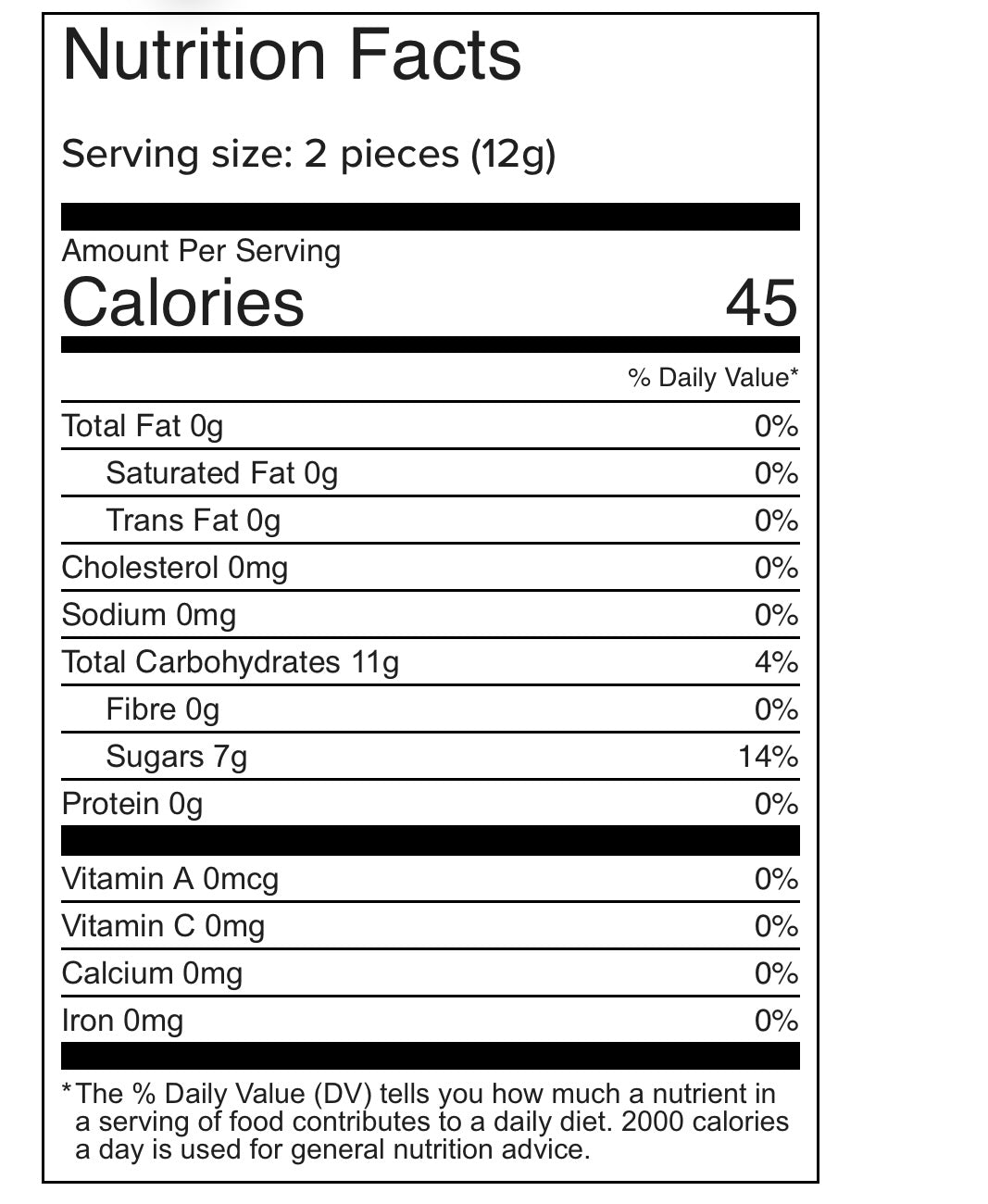 Ginger People Gin Gin Chewy Candy Travel Pack 45g