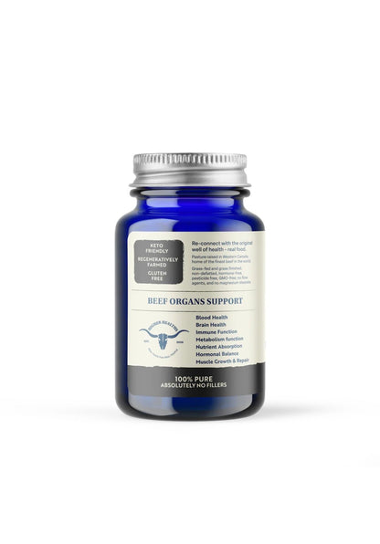 Higher Healths Beef Organs - The Everything Capsule, Bottle 180 capsules