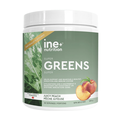 Ine+ Nutrition Super Greens Juicy Peach Powder