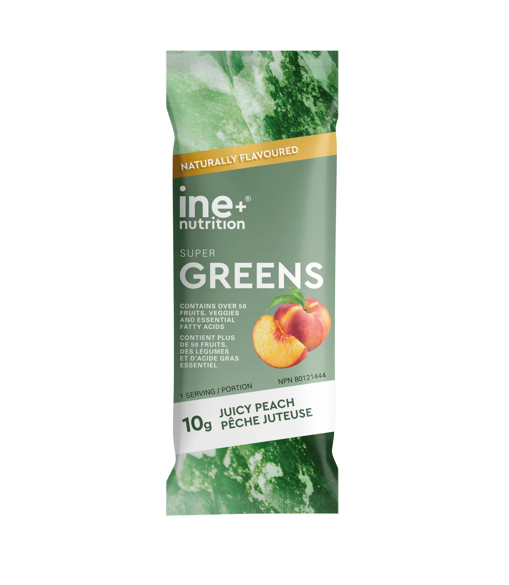 Ine+ Nutrition Super Greens Juicy Peach - Travel Packs