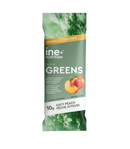 Ine+ Nutrition Super Greens Juicy Peach - Travel Packs