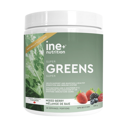 Ine+ Nutrition Super Greens Mixed Berry Powder