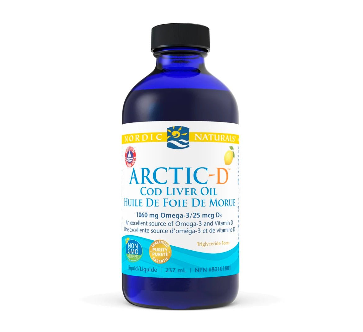 Nordic Naturals Arctic-D Cod Liver Oil, Lemon, 237 ml