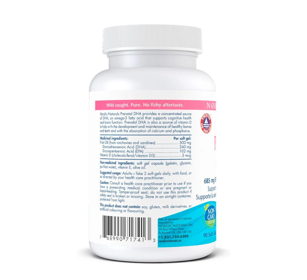 Nordic Naturals Prenatal DHA, 90 capsules