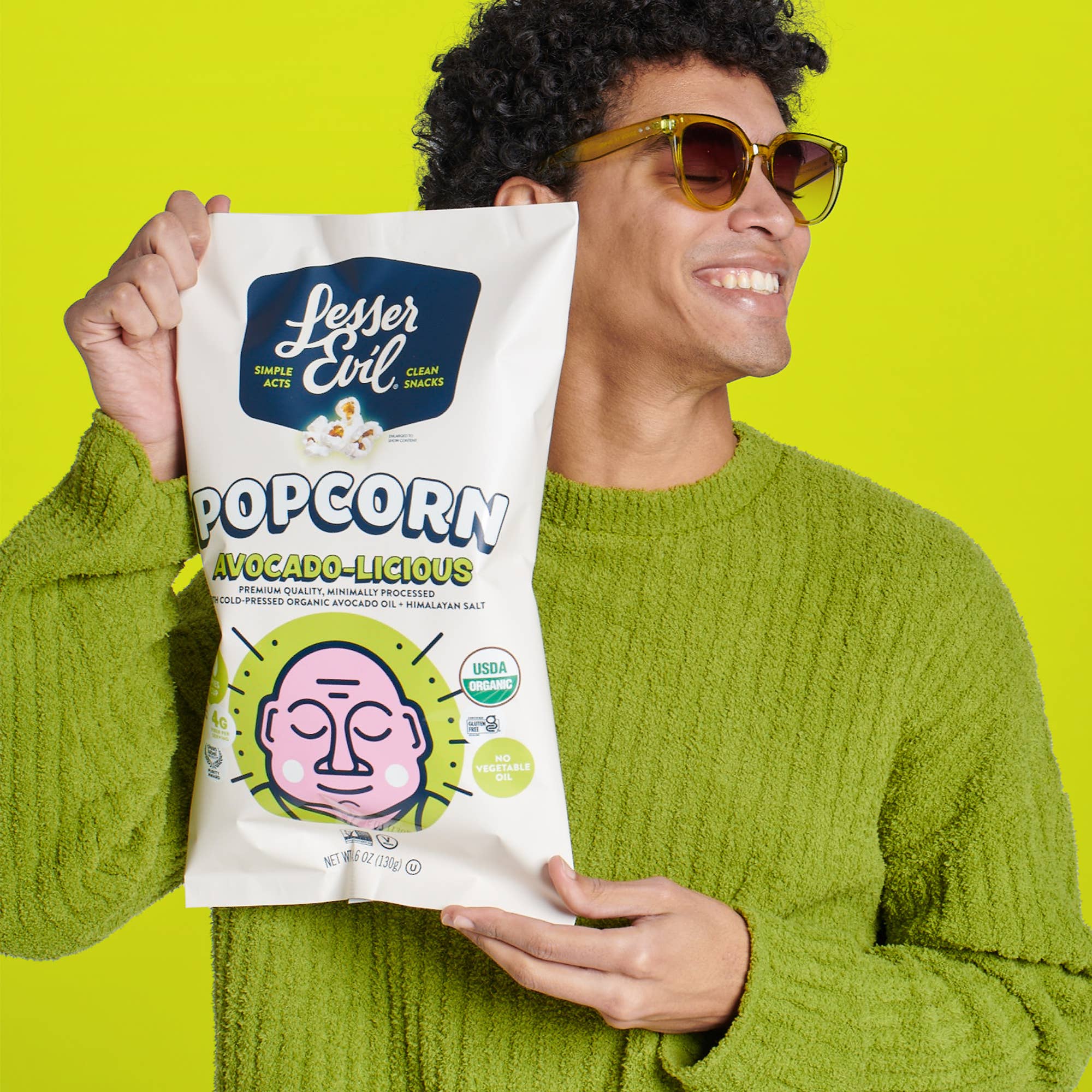 Organic Popcorn, Avocado-licious 4.6 oz