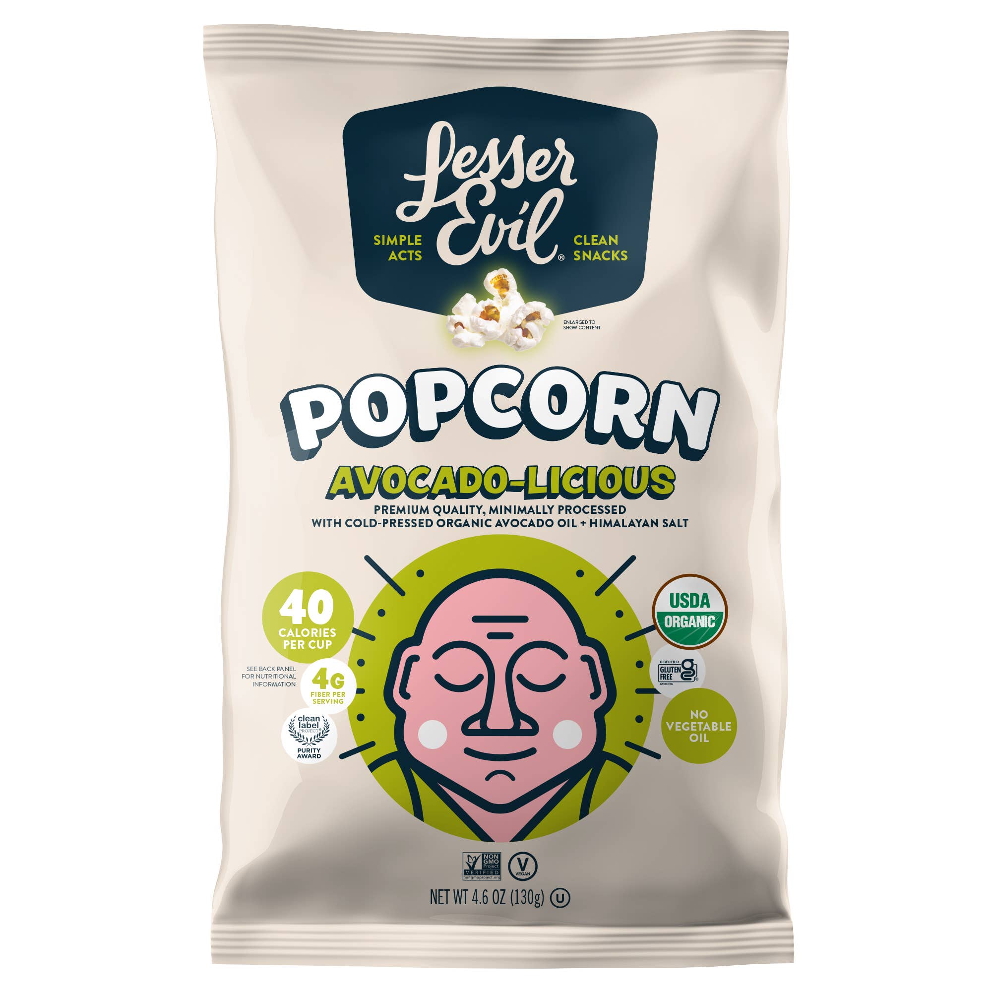 Organic Popcorn, Avocado-licious 4.6 oz