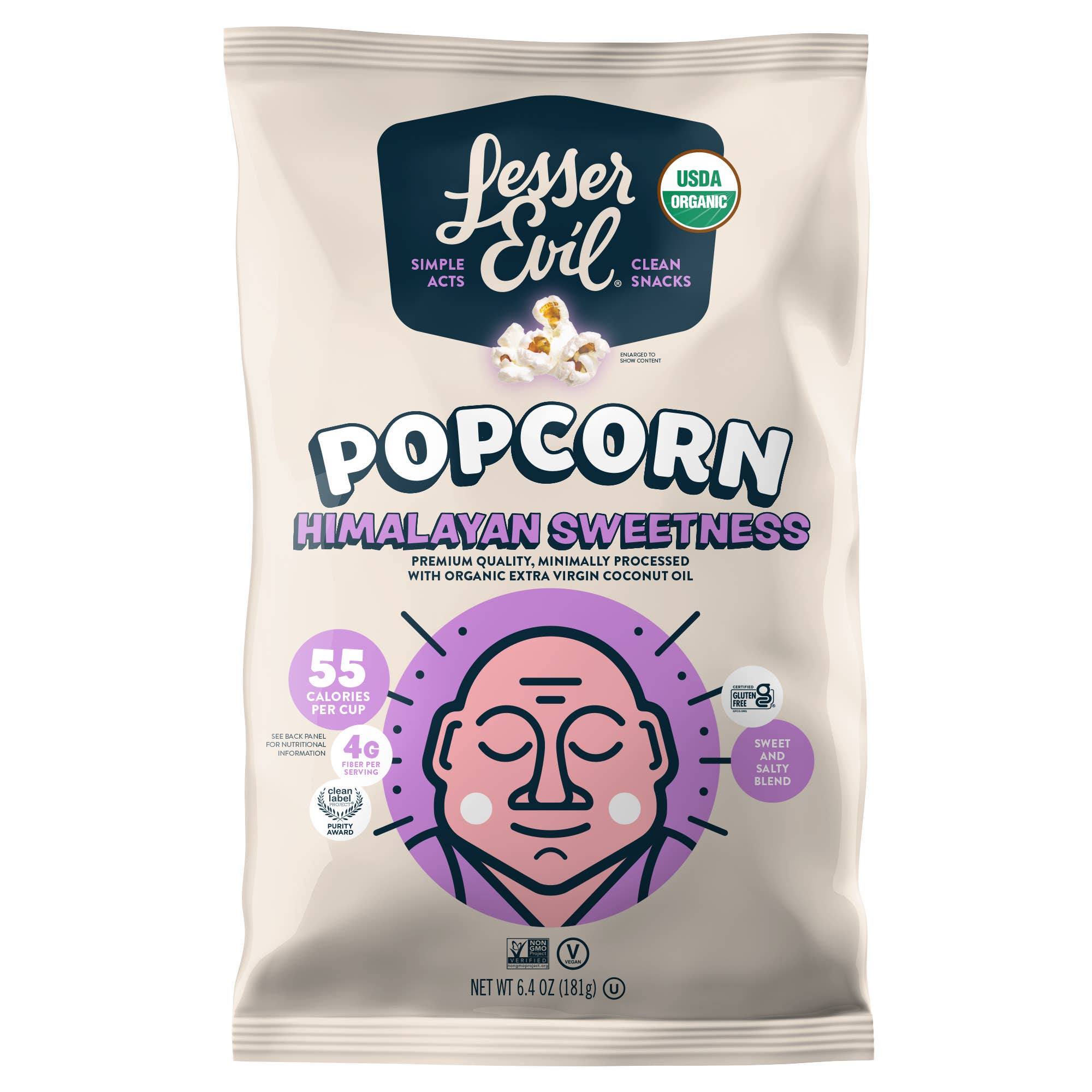 Organic Popcorn, Himalayan Sweetness 6.4 oz