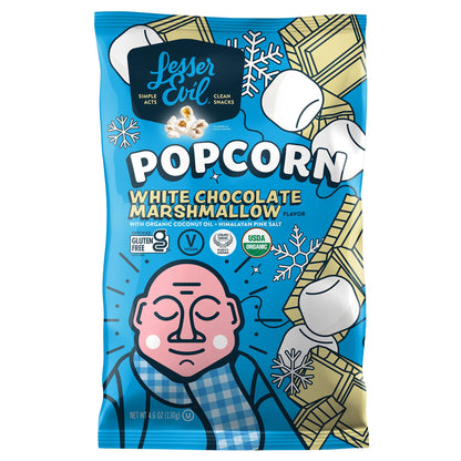 Organic Popcorn, White Chocolate Marshmallow 4.6oz