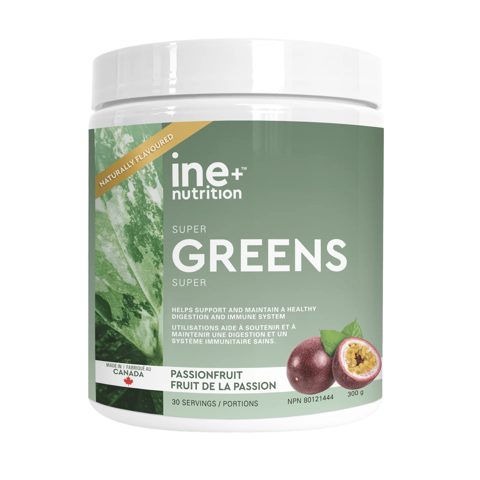 Ine+ Nutrition Super Greens Passion Fruit