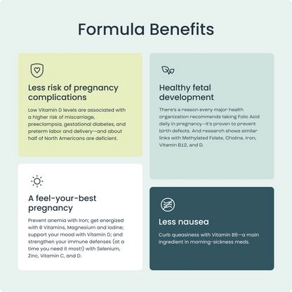 Bird&Be Gentle Prenatal Gummies - Iron-Free Prenatal with Nausea Support