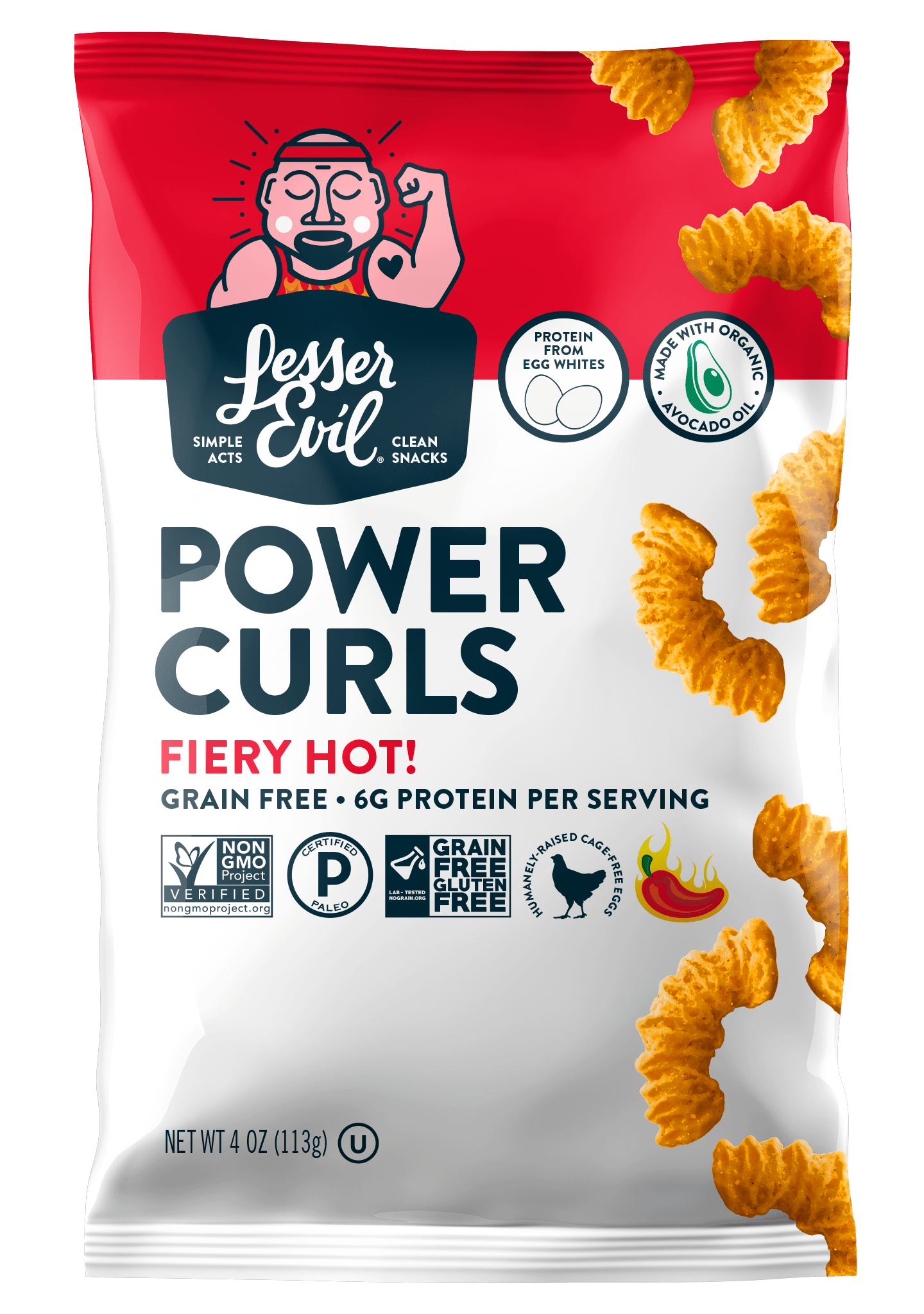 Power Curls, Fiery Hot 4 oz