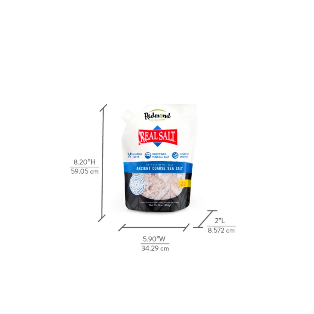 Real Salt® Coarse Refill Pouch, 454g