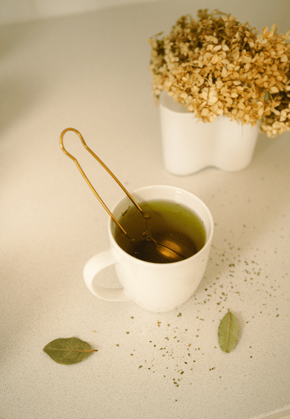 Stainless Steel Tea Strainer | Infuser | Holiday Bestseller: Silver