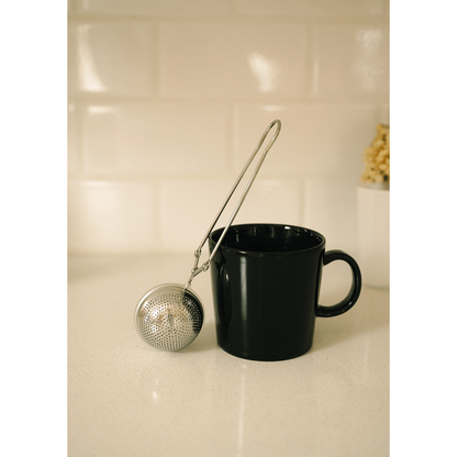 Stainless Steel Tea Strainer | Infuser | Holiday Bestseller: Silver