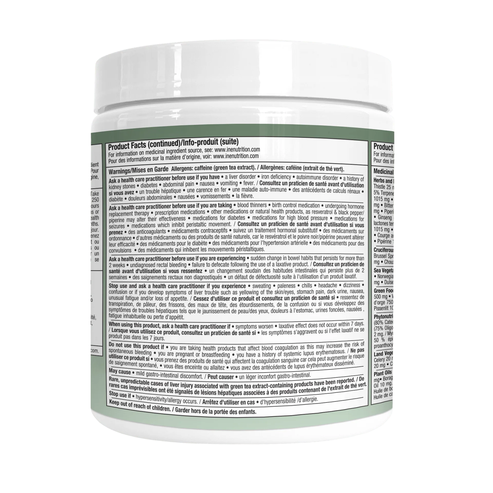 Ine+ Nutrition Super Greens Unflavoured Powder