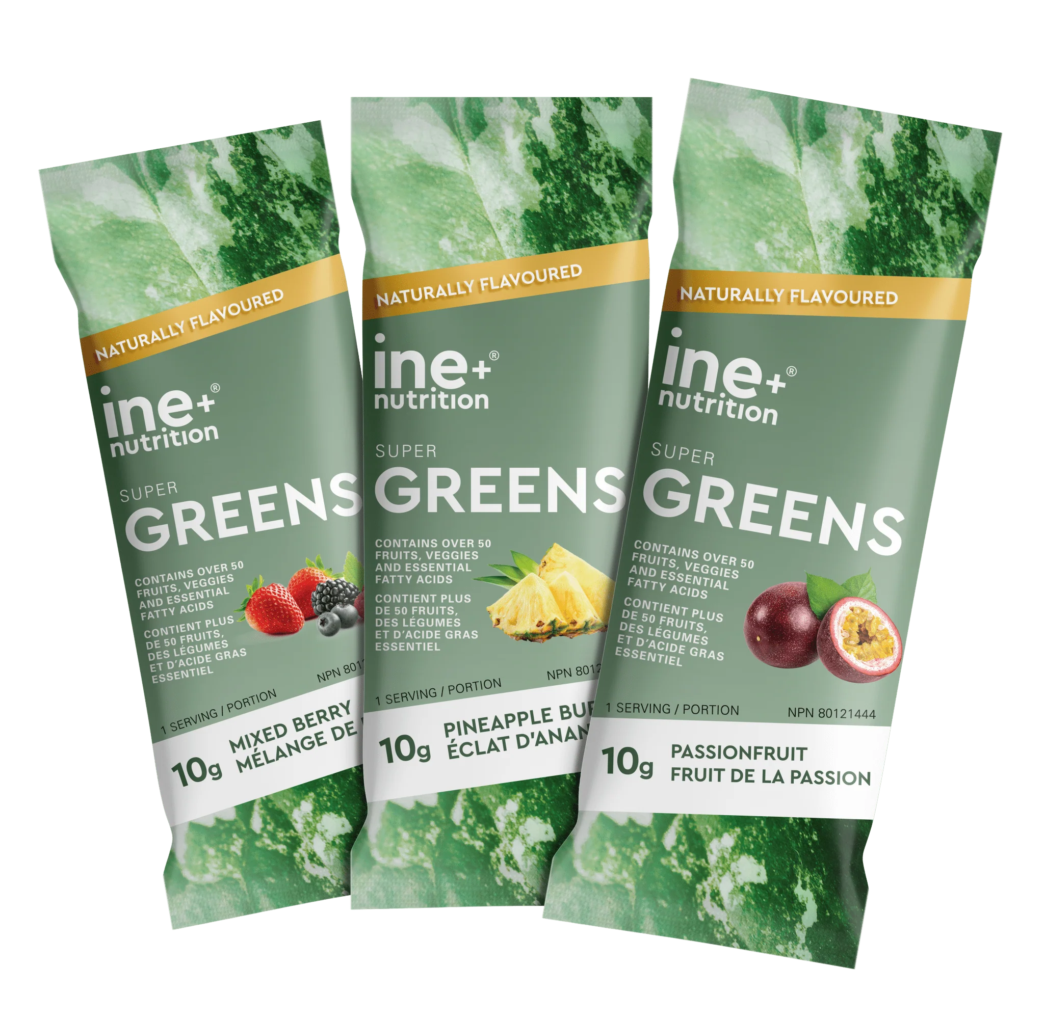 Ine+ Nutrition Super Greens Variety Pack - Travel Packs