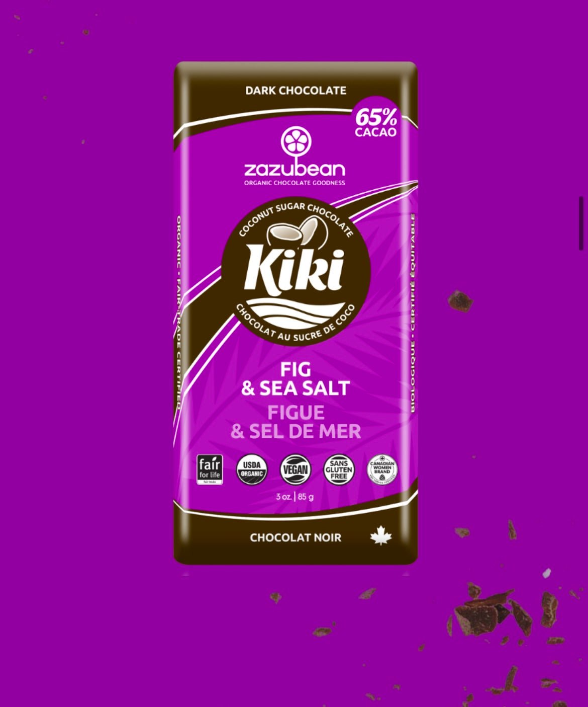 Zazubean Kiki: Fig & Sea Salt