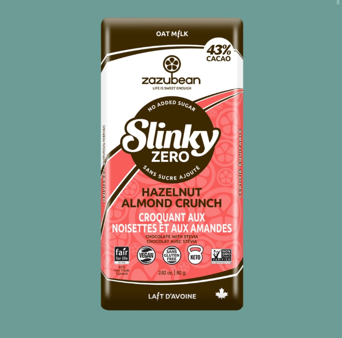 Zazubean SLINKY : Hazelnut Almond Crunch 80g
