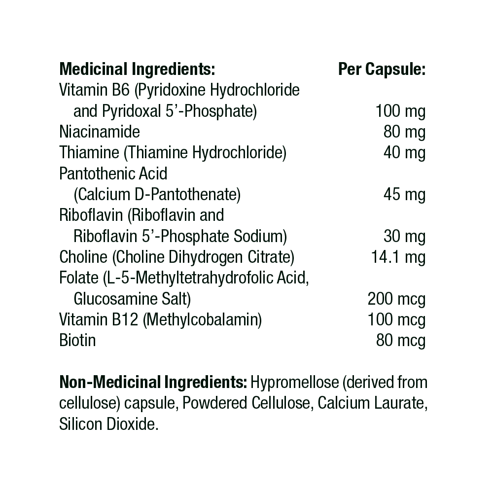 Thorne B-Complex #6 with 100mg Vitamin B6 - NSF Certified for Sport®