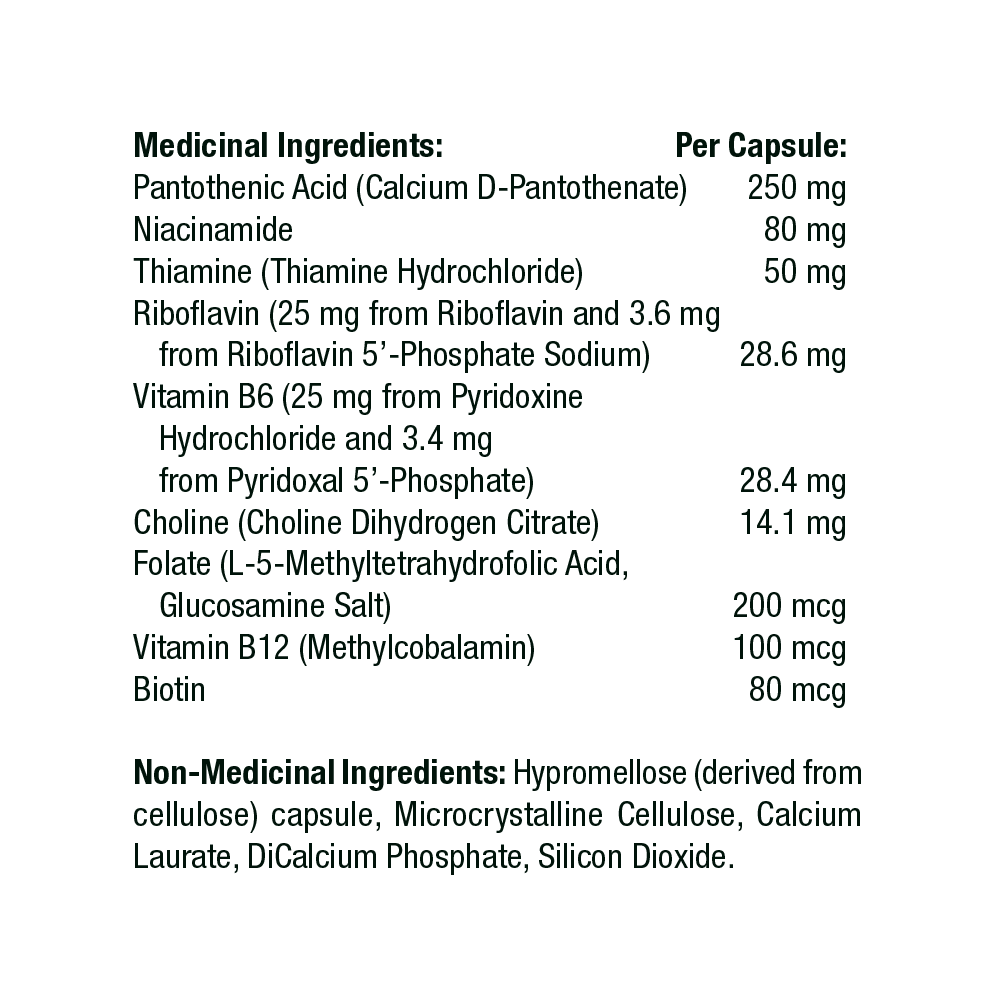 Thorne Stress B-Complex - High-Potency B5 for Adrenal & Stress Support