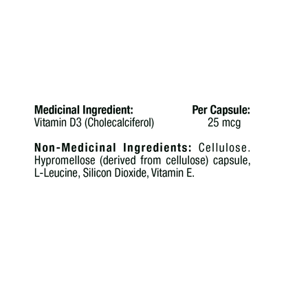 Thorne Vitamin D-1,000 IU (25 mcg) Capsules - Superior Absorption Formula