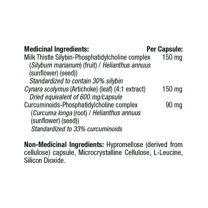 Thorne S.A.T.® Liver Support - Triple Phytosome Complex