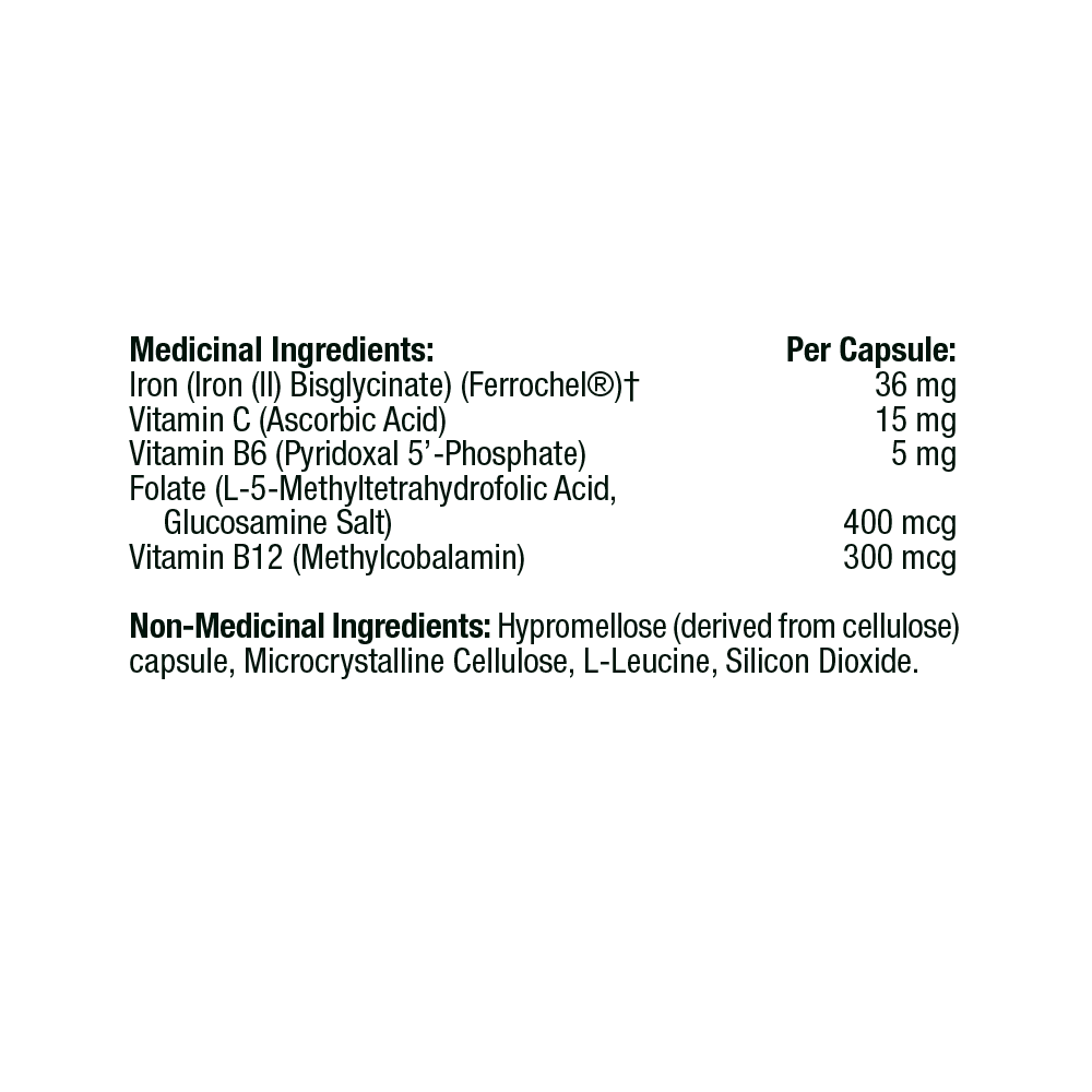 Thorne Ferrasorb® Iron Bisglycinate Capsules - High Absorption, Gentle Formula