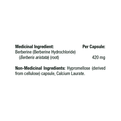 Berberine-HP 500mg Capsules - High-Potency Metabolic Support