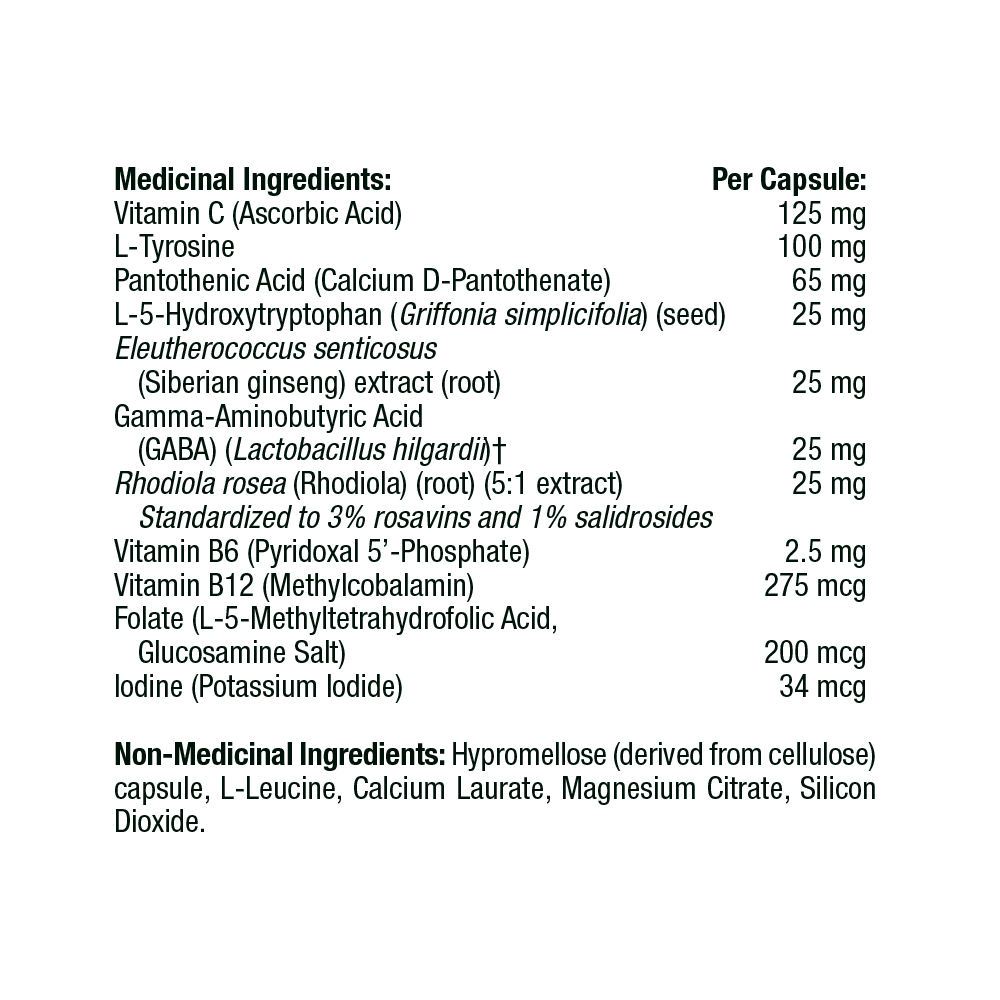 Thorne Mood Plus Capsules - Advanced Neurotransmitter Support Formula