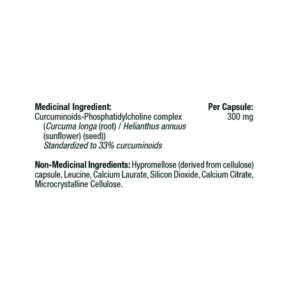 Thorne Curcumin Phytosome 150mg Sustained Release - Clinically Studied Meriva®