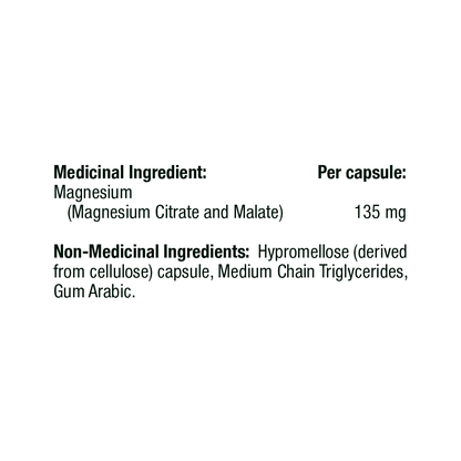 Thorne Magnesium CitraMate Capsules - Highly Bioavailable Citrate-Malate Complex